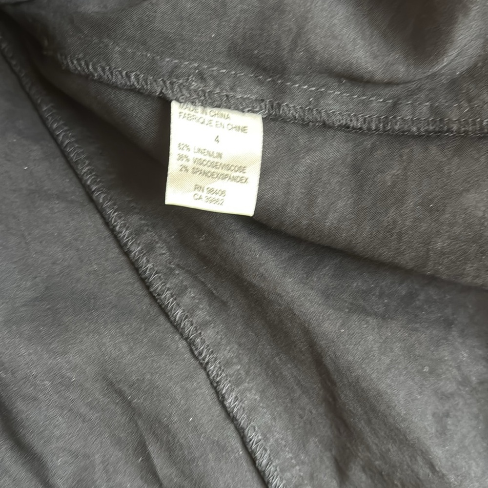 Theory Black Sleeveless Midi Shirt Dress with Belt - Picture 7 of 13